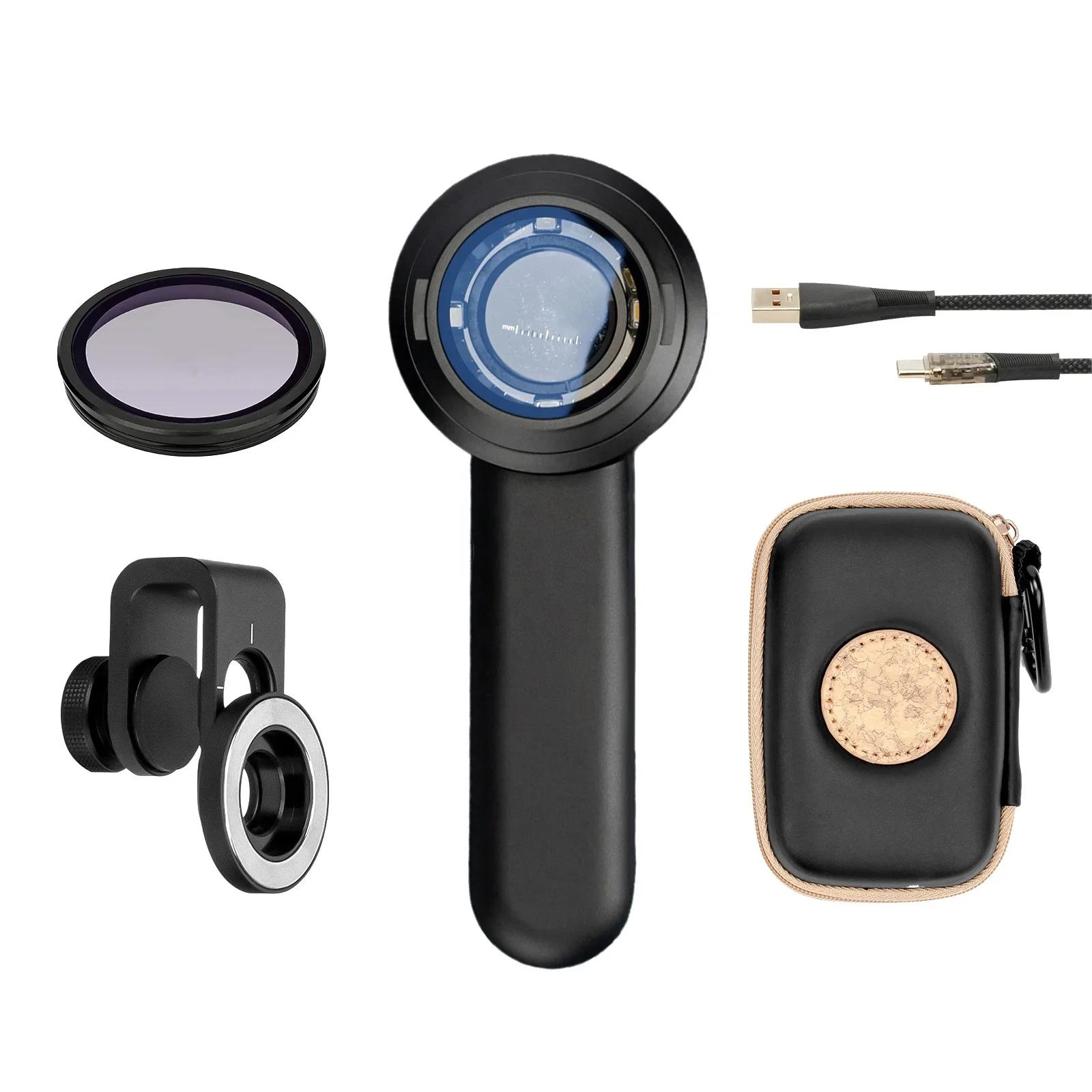 Высококачественный перезаряжаемый дерматоскоп со светодиодной подсветкой