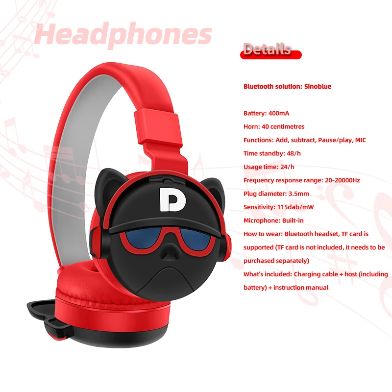 Беспроводная Bluetooth-гарнитура с микрофоном цвет в ассортименте