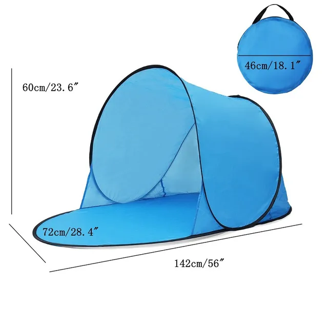 Automatic Pop-Up Outdoor Camping Beach Tent Portable Grassland Tent Summer Sea Park Sunshelter Anti UV Water-Resistant Tents 1
