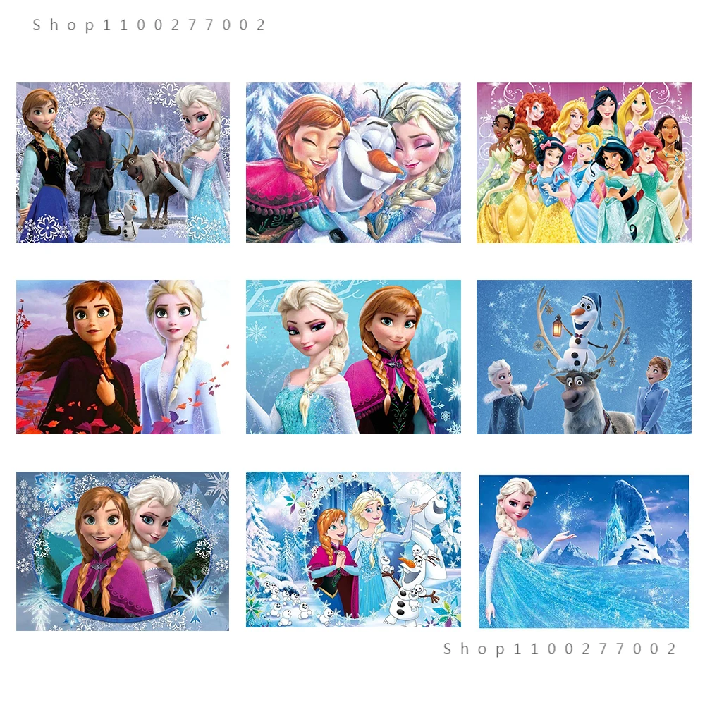 

Живопись на холсте, мультфильмы Disney, постеры и принты «холодная принцесса», настенные художественные картины для гостиной, Декор, украшение для дома