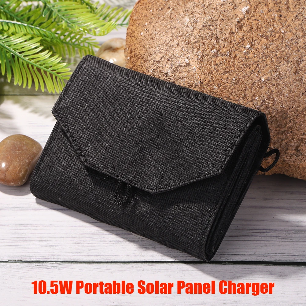 Портативное складное зарядное устройство для солнечной панели 10 5 Вт зарядки