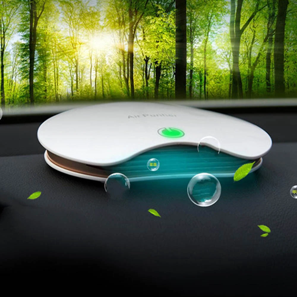 

1Pcs Car Air Purifier Filter Fresh Negative Ions Air Cleaner Ionizer with Filter Remove PM2.5 Formaldehyde Anion