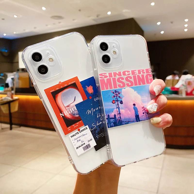 

Landscape Photos Cases For iPhone 11 Pro Max Mini 13 12 Pro Max X XR XS Max 8 7 6 6S Plus SE 2020 Soft Silicone Cover Funda