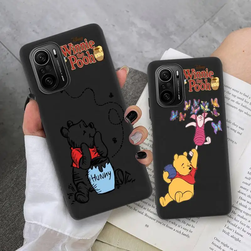 

Disney cute bear Winnie the Pooh Phone Case for Xiaomi Mi Note 11 10 9 8 11X Lite 9T CC9 POCO M3 X3 Pro SE