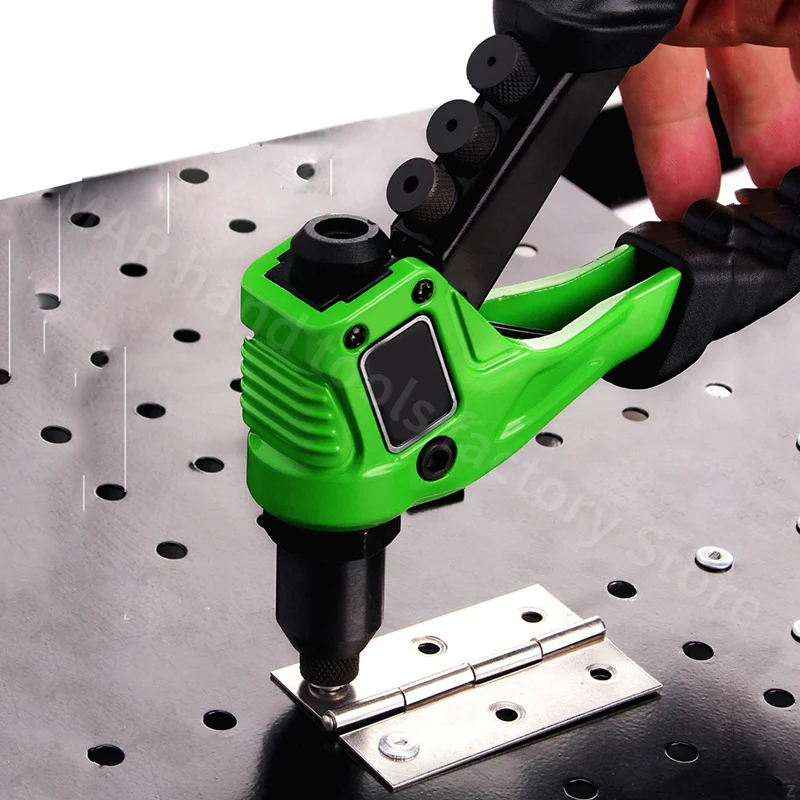 Heavy Duty Rivet Gun 8 Inch Manual Rivet Tool With 2.4/3.2/4