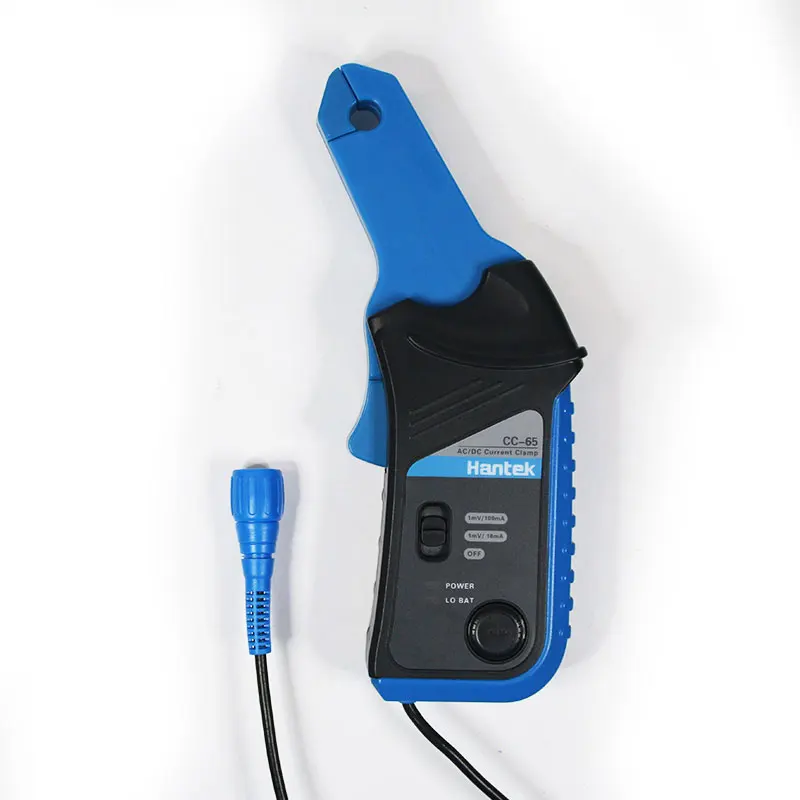 

Hantek Oscilloscope AC/DC Current Clamp Probe CC-65 CC-650 20KHz/400Hz Bandwidth 1mV/10mA 65A/650A with BNC Plug CC65 CC650