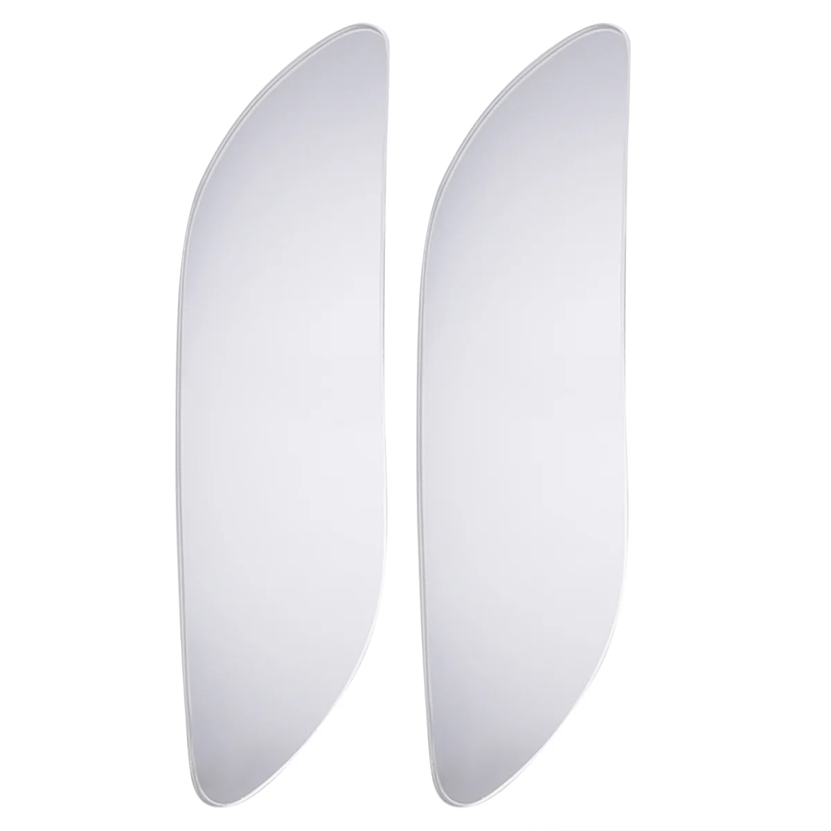

1 Pair Extra Long Wide Angle Rear View Mirror Blind Spot Mirror for Trucks (White)