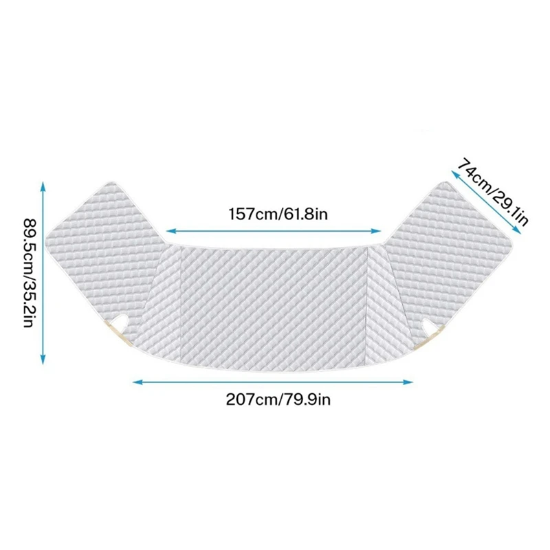 Для Ford E450 1997-2022 автодом караван лобовое стекло снежная крышка переднее окно