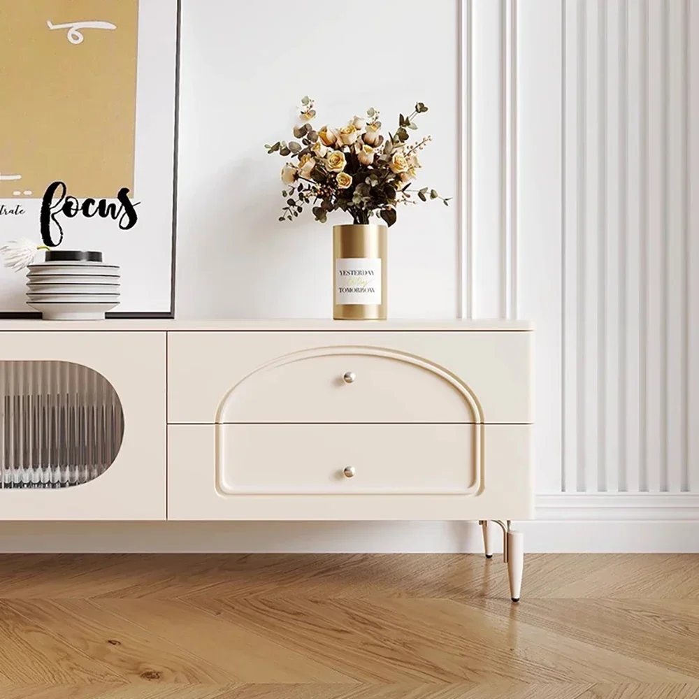 Подставка для телевизора в скандинавском стиле простой дизайн хранения