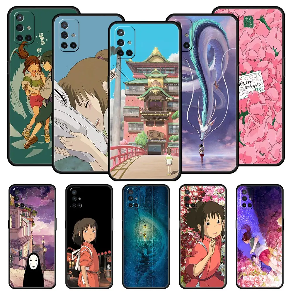 

Spirited Away Anime Phone Case For OnePlus 10 9 8 7T Pro 9R 9RT 8T One Plus Nord 2 CE N10 N100 N200 5G Soft Silicone Cover Funda