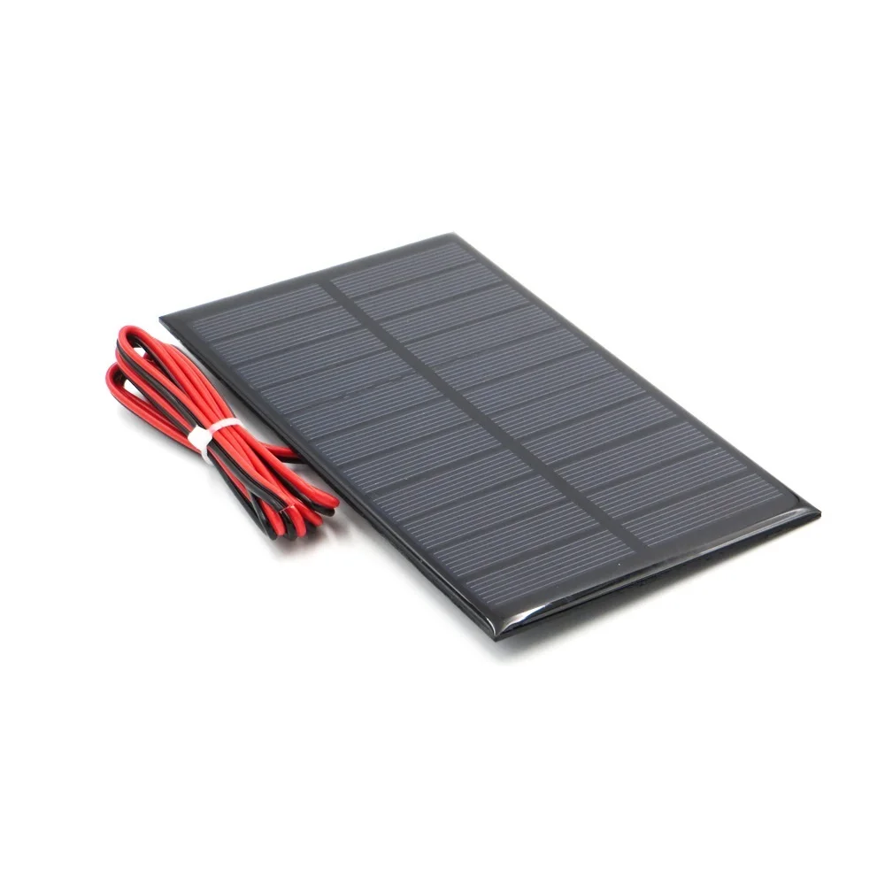 

4V 5V 5.5V Solar Energy Element Machine Mini Solar Power Plant DIY Gadget + Line