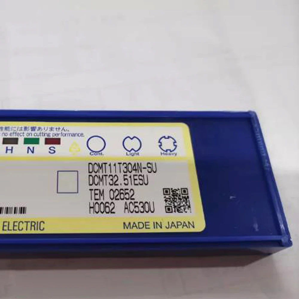 Оригинальная твердосплавная вставка DCMT11T304N-SU AC530U DCMT11T302N-SU DCMT11T308N-SU токарные