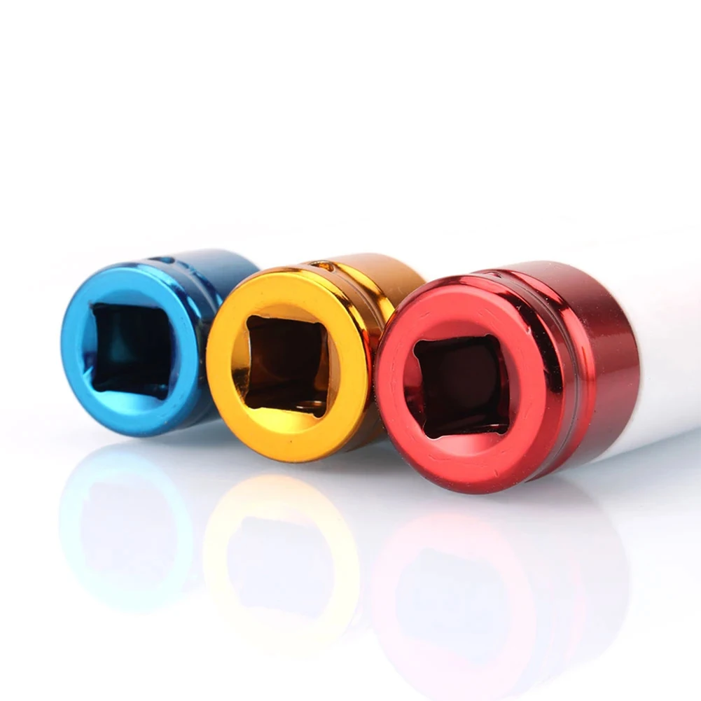 

17/19/21mm Metal Colorful Sleeve Car Tire Bolt Protector Socket Wrench Deep Impact Nut Prevent Corrosion Hardened Hand Tools