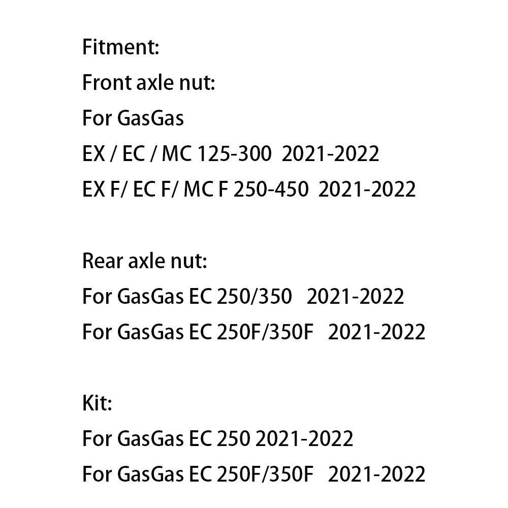 NICECNC мотоциклетный винт для GasGas EX EC MC 125 150 200 250 300 250F 350F 450F 350-2021 |