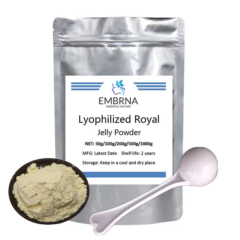 

EMBRNA Lyophilized Royal Jelly Powder,Freeze-dried,Anti-Aging,Face Cream From Bee For Skin Benefits,Free Shipping