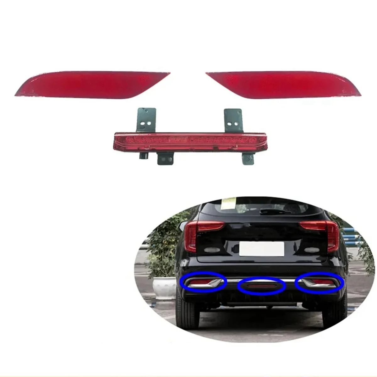 Задний бампер для Great Wall Haval H6 3-го поколения