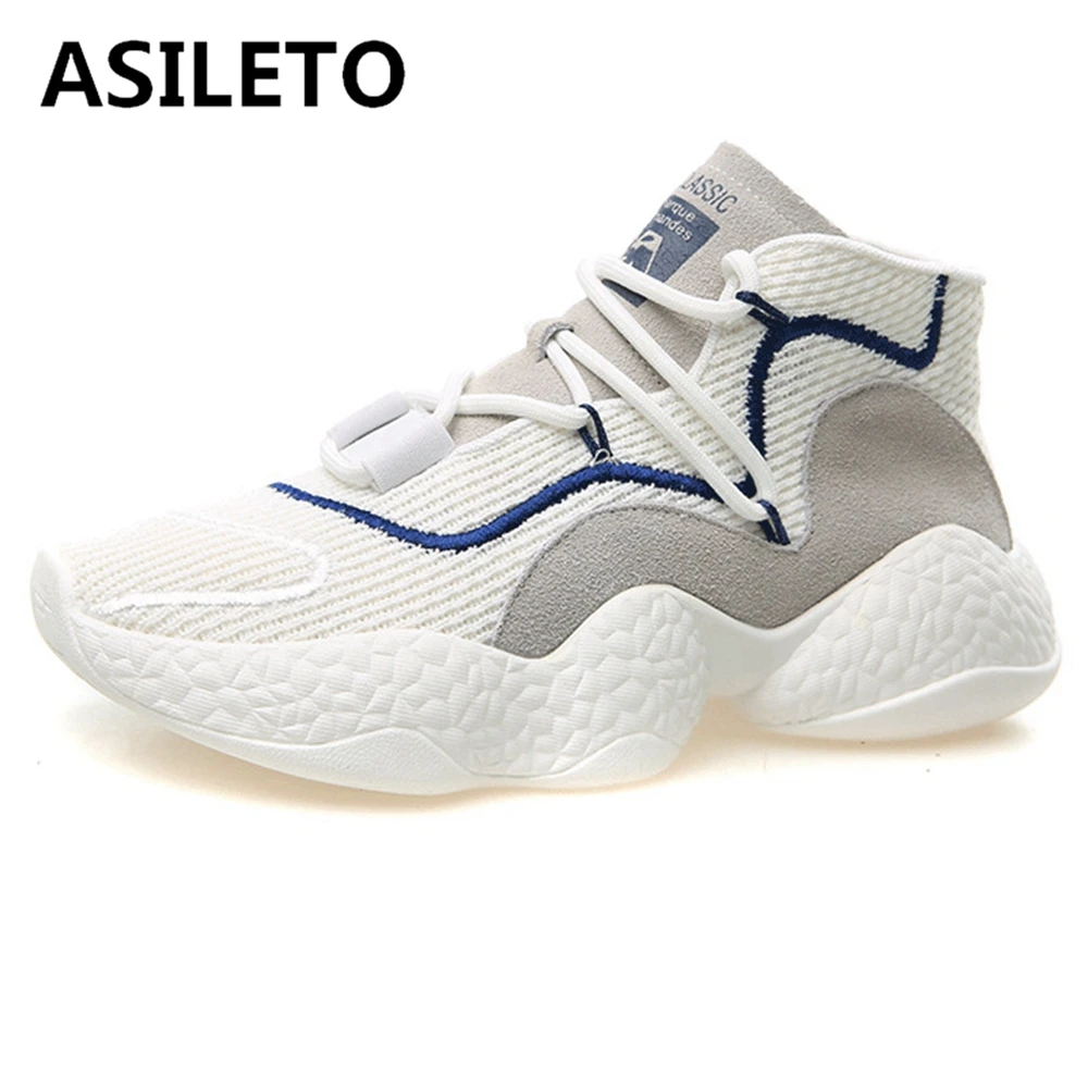 

ASILETO Autumn Zapatos mujer invierno New Women Ins Trendy Korean Version Single Mesh Thick Bottom Versatile Casual Shoes F1572