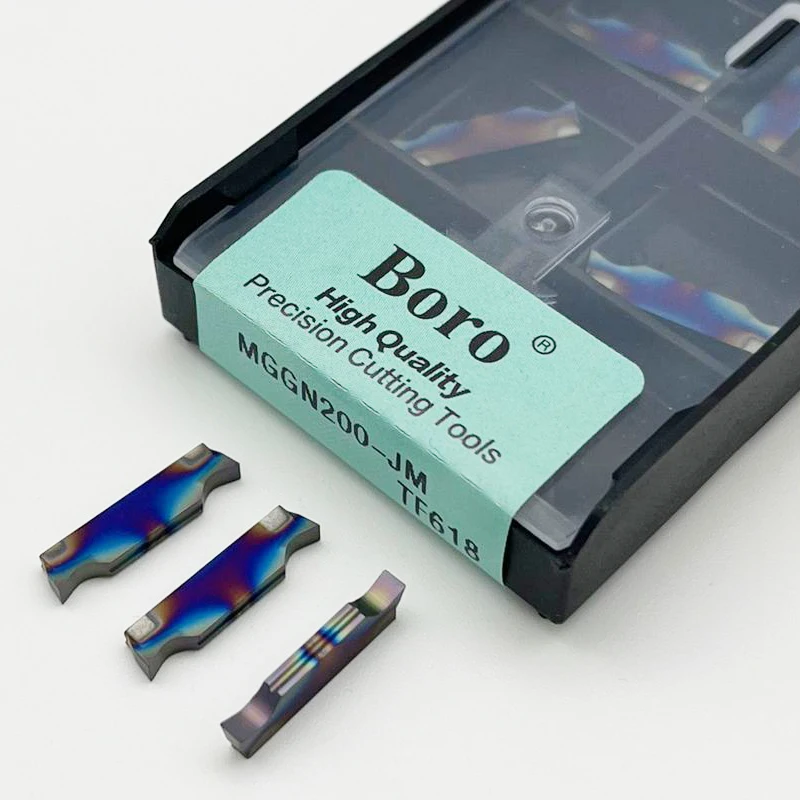 

MGGN150 MGGN200 MGGN250 MGGN300 MGGN400 MGGN500 JM TF618 Вставки для обработки канавок MGGN Вставки из закаленной стали Токарный станок с ЧПУ Фреза