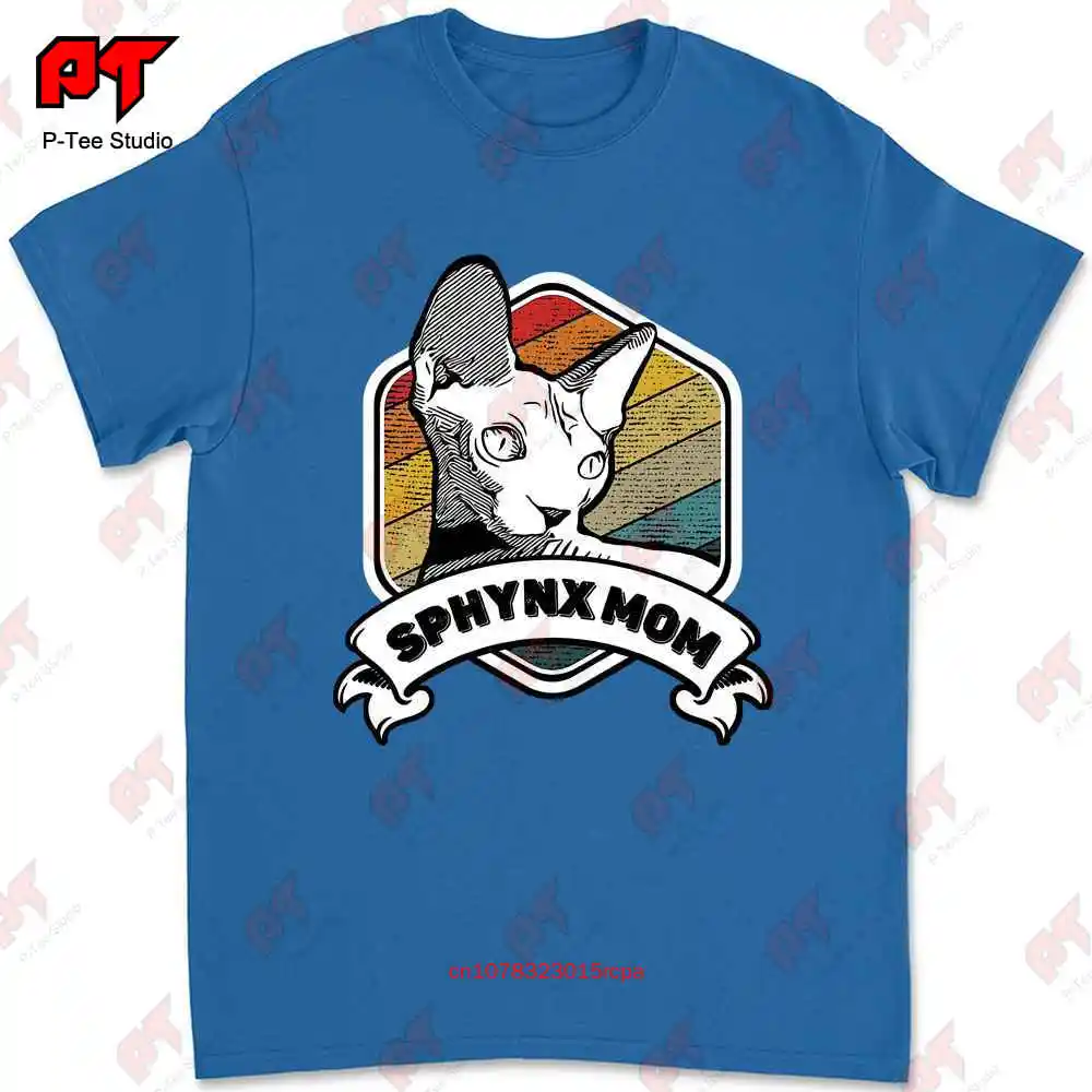 Сфинкс Кошка мама гордый владелец День матери футболка E9W8