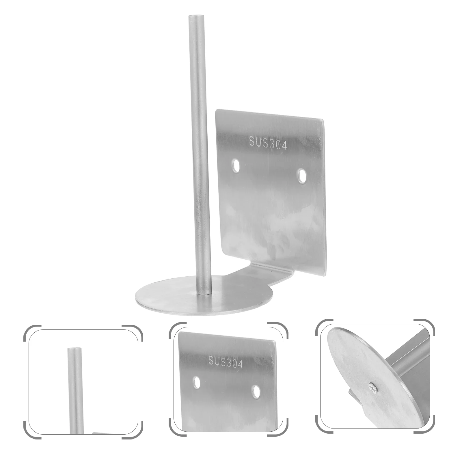 

1 Set Premium Roll Tissue Stand Roll Paper Stand Stainless Tissue Stand