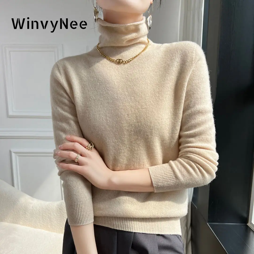 Женский шерстяной пуловер WinvyNee