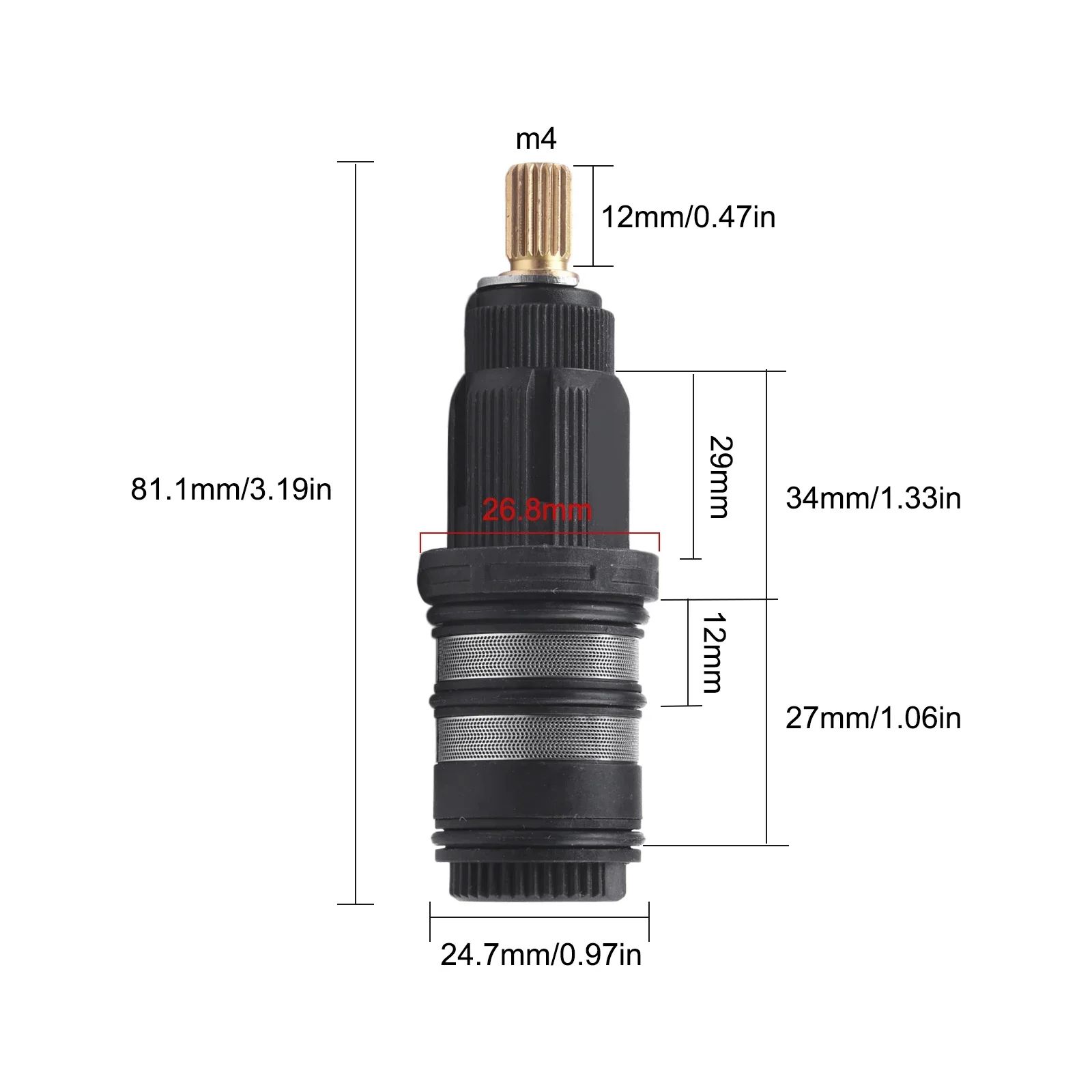 Термостатический картридж для Bristan Artisan Frenzy Design Bar Valve BLH231 контроля температуры