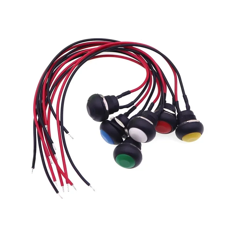 5/20/100 шт. кнопка для сброса с предварительно припаянным проводом