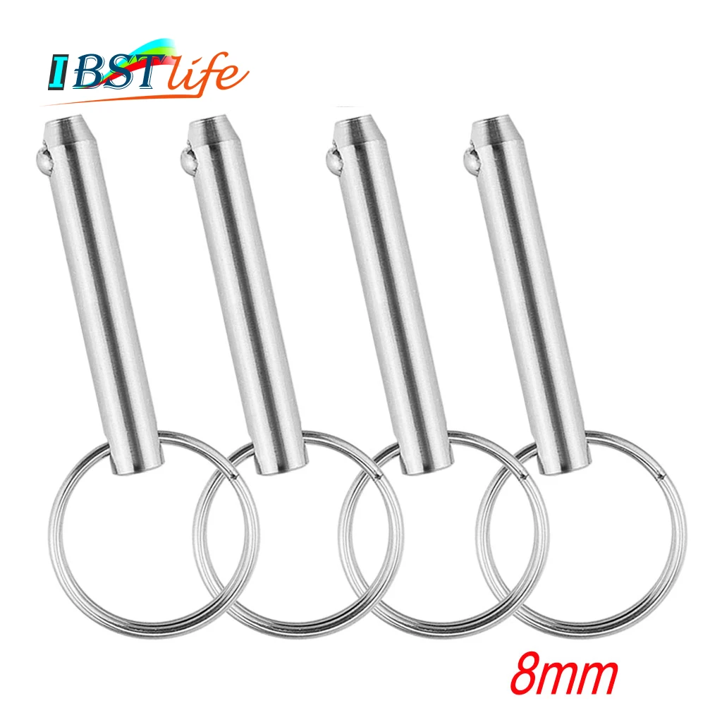 

4X 8 мм BSET MATEL морской класс быстросъемный шариковый штифт для лодки Bimini Top Deck шарнир морской из нержавеющей стали 316 аксессуары для лодок