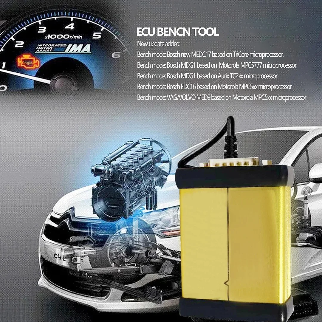 

2023 Professional OBD ECU BENCH Tool Master Version V1.2 AMT BENCH Service Tool ECU Chip Tuning Tool MEDC17/MDG1/MED9/EDC16