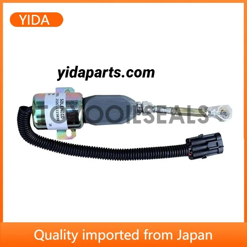 

Применяется Новый соленоид остановки топлива соленоид отключения соленоида 24 В 232C-1115030 C3415441 QT202A для 6112