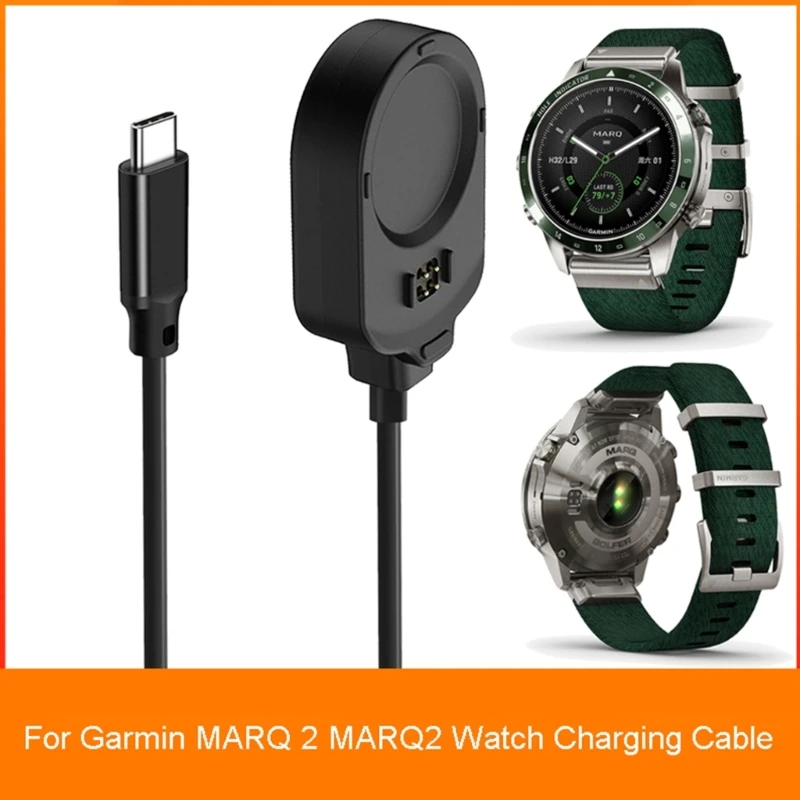 

Smartwatch Charger Stable Dock Cord Bracket-Suitable for Garmin-Marq 2 Charging Cable Holder Power Adapter Base