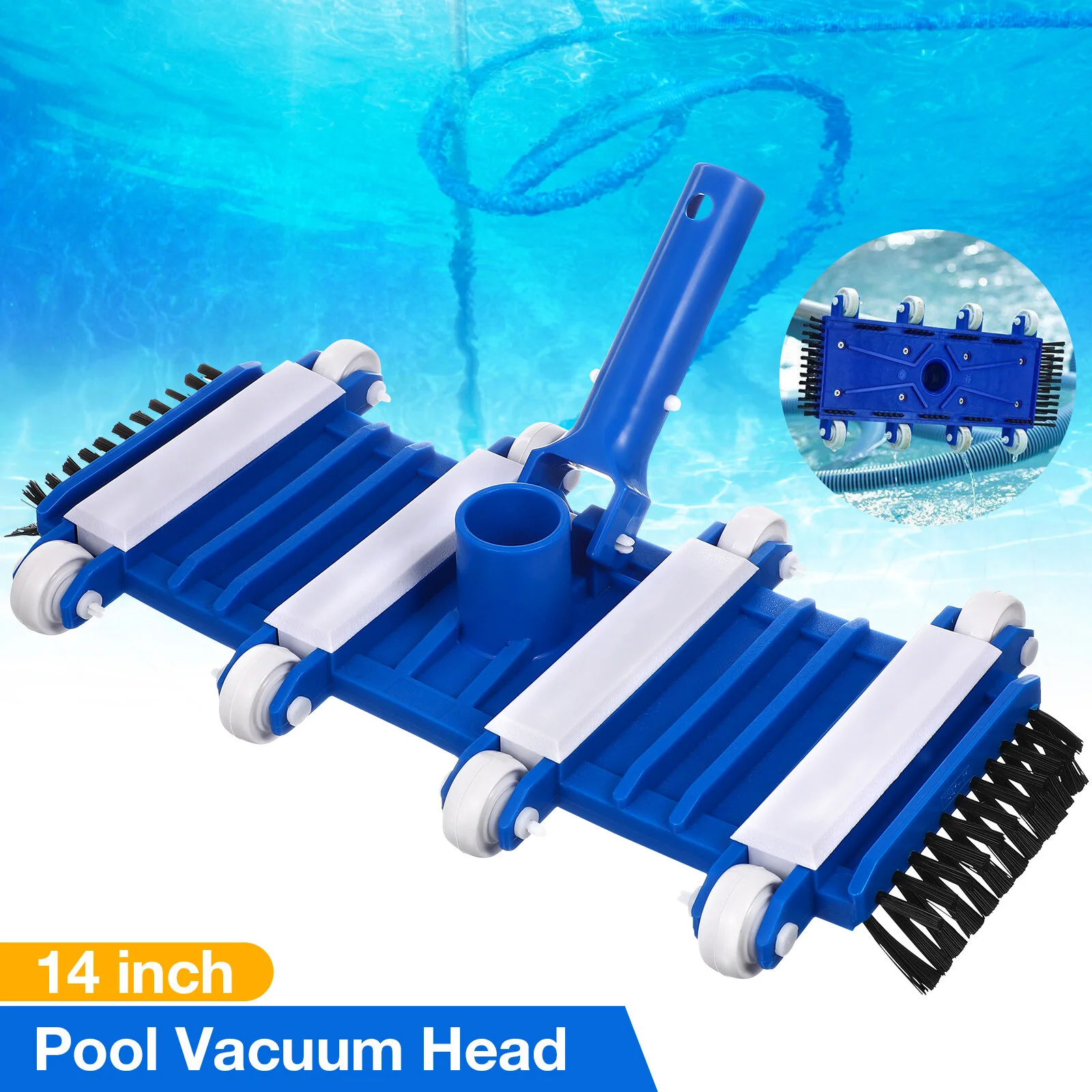 

Vacuum Pool Head Cleaning Cleaner Manual Machine Swimming Pools Professional Flexible Attachment Rechargeable Sweeps Vaccum