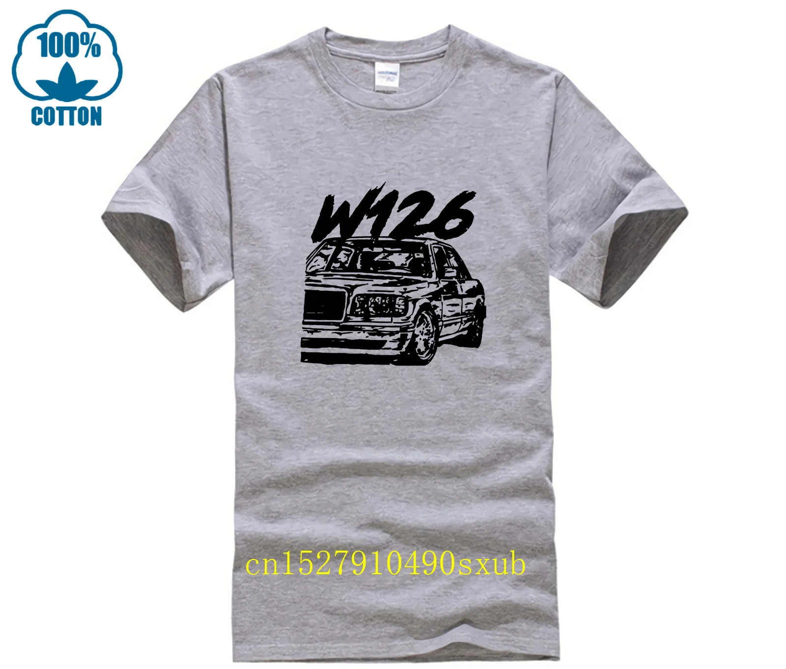 Прямая поставка w126 Футболка мужская модная брендовая футболка большого размера