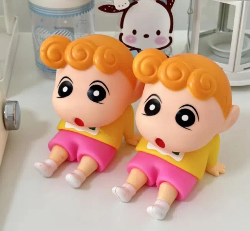 Аниме Crayon Shin-chan Nowara Shnnosuke Q версия экшн-фигурка модель статуя из ПВХ держатель