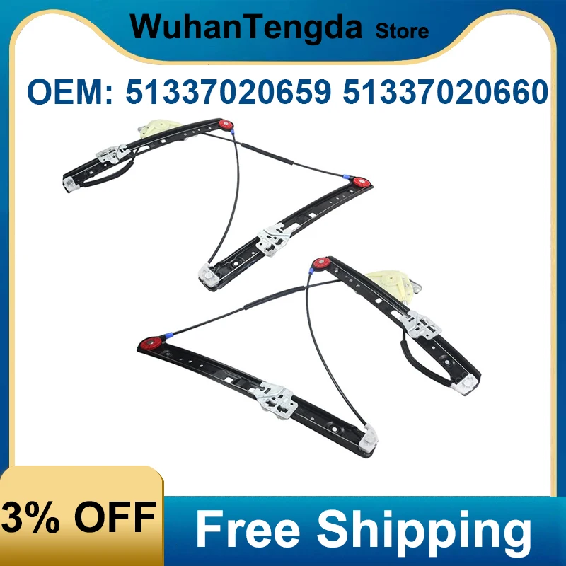 

51337020659 51337020660 Front Left Window Regulator Motor for BMW 3' E46 316i 318i 320i 325i 328i 330i 330xi