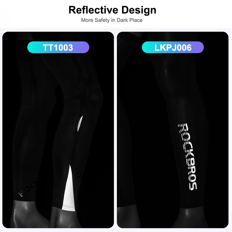 Велосипедные леггинсы ROCKBROS Компрессионные Леггинсы из вискозы и лайкры с