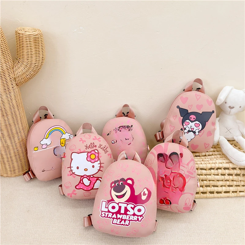 

Sanrio Baby Kindergarten Backpack Girls School Bags Kawai Cartoon Cute Hello Kitty Small Bag Kids Satchel 학교 배낭 School Gifts