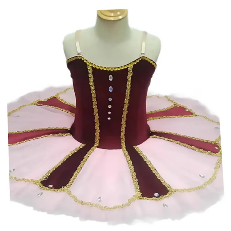 Платье Balerina Closes the Panekuk Girl Professional Ballet Новый балетный костюм Балетные танцы для