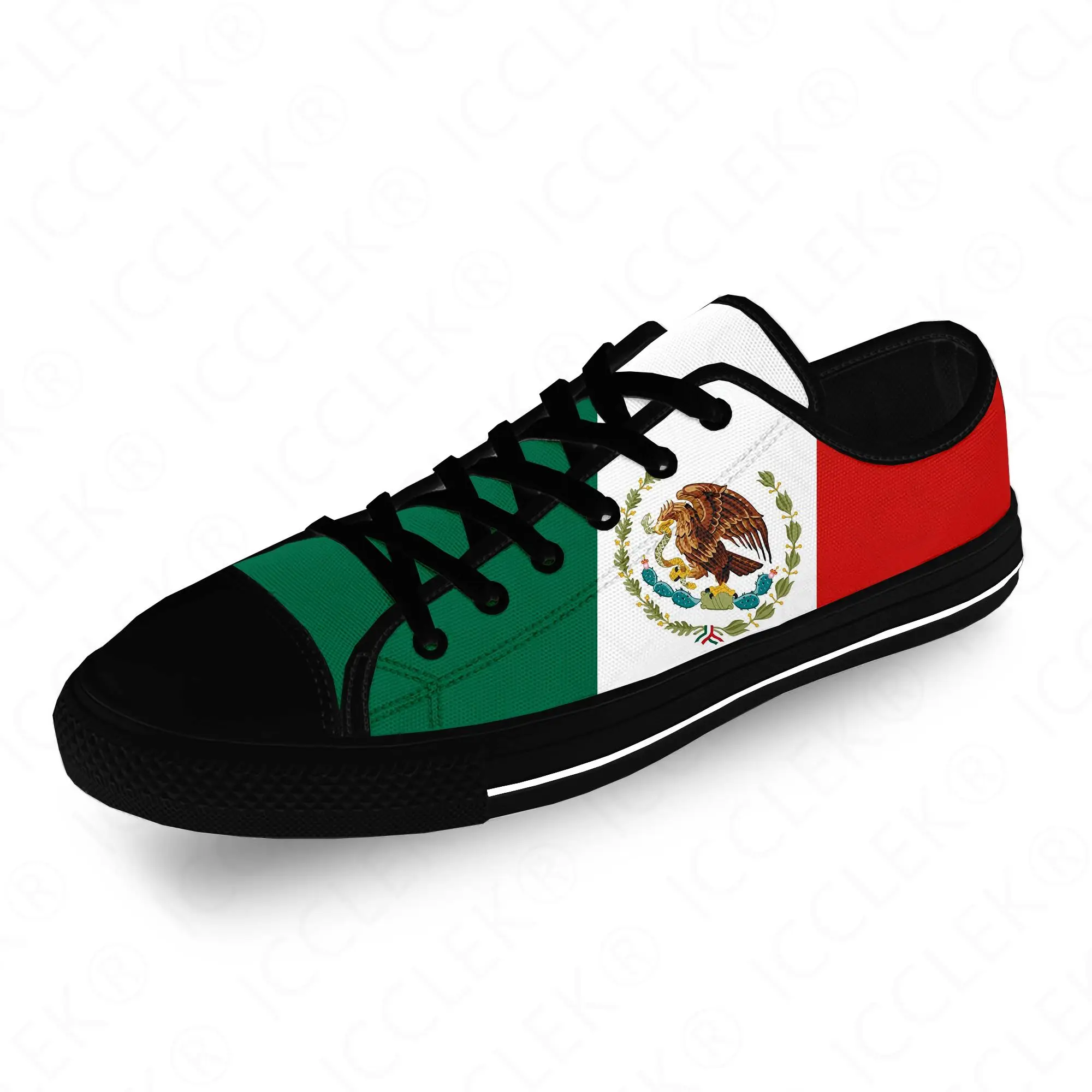 

Мексиканский Флаг Мексики патриотические крутые повседневные тканевые модные с 3D принтом низкие холщовые кроссовки для мужчин и женщин Легкие дышащие кроссовки