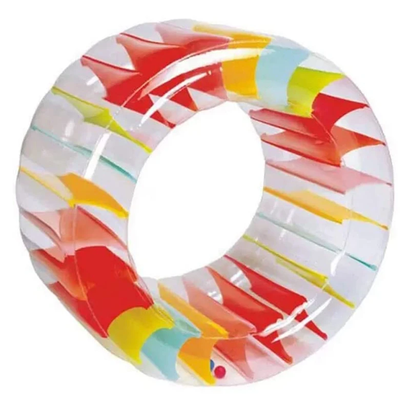 

100X65x60cm Colorful Inflatable Water Wheel Roller Inflatable Roller Float Children Swimming Pool Crawling Roller Toys