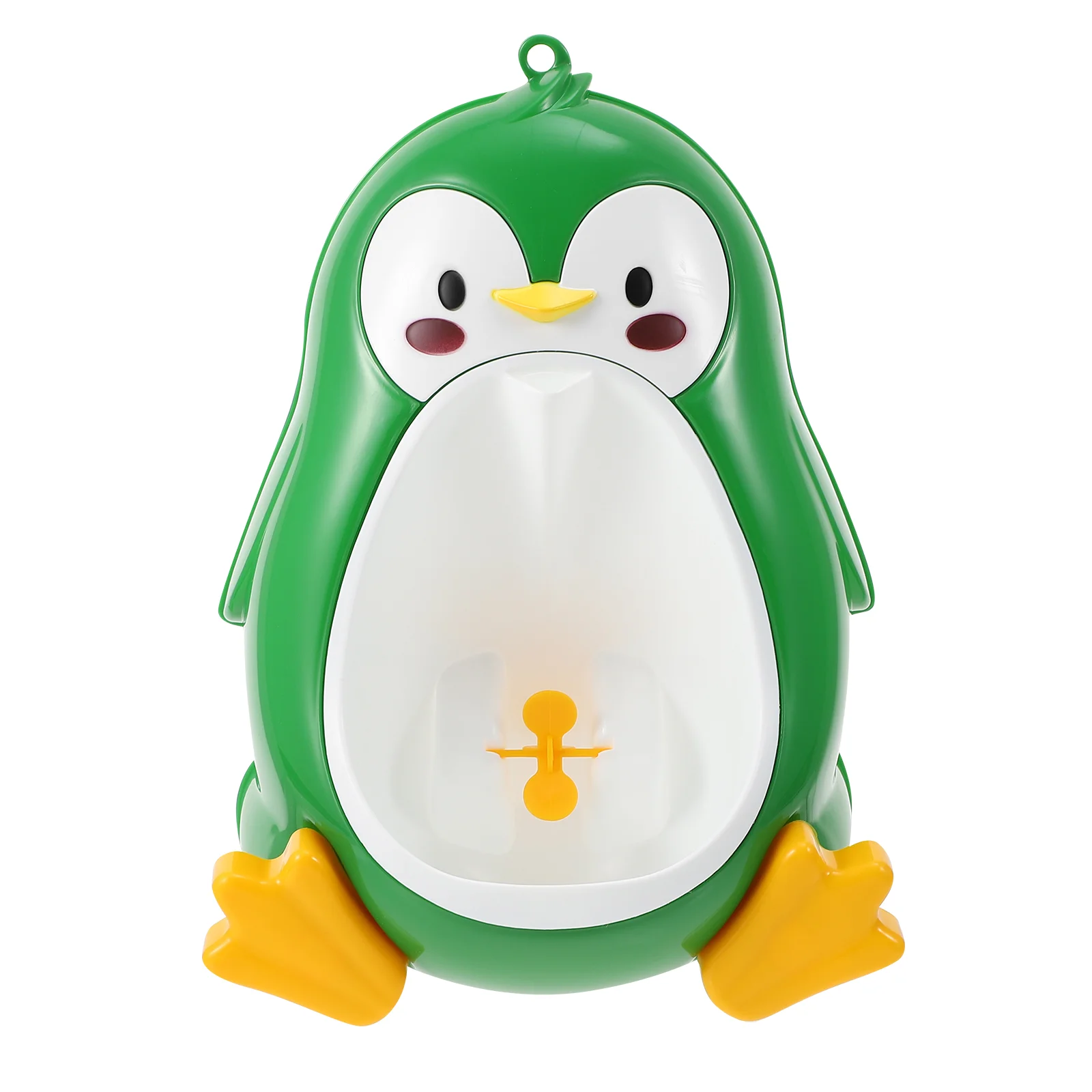 

1Pc Boy Training Urinal Penguin Shape Potty Baby Boy Toilet Boy Urinal Trainer (Green)
