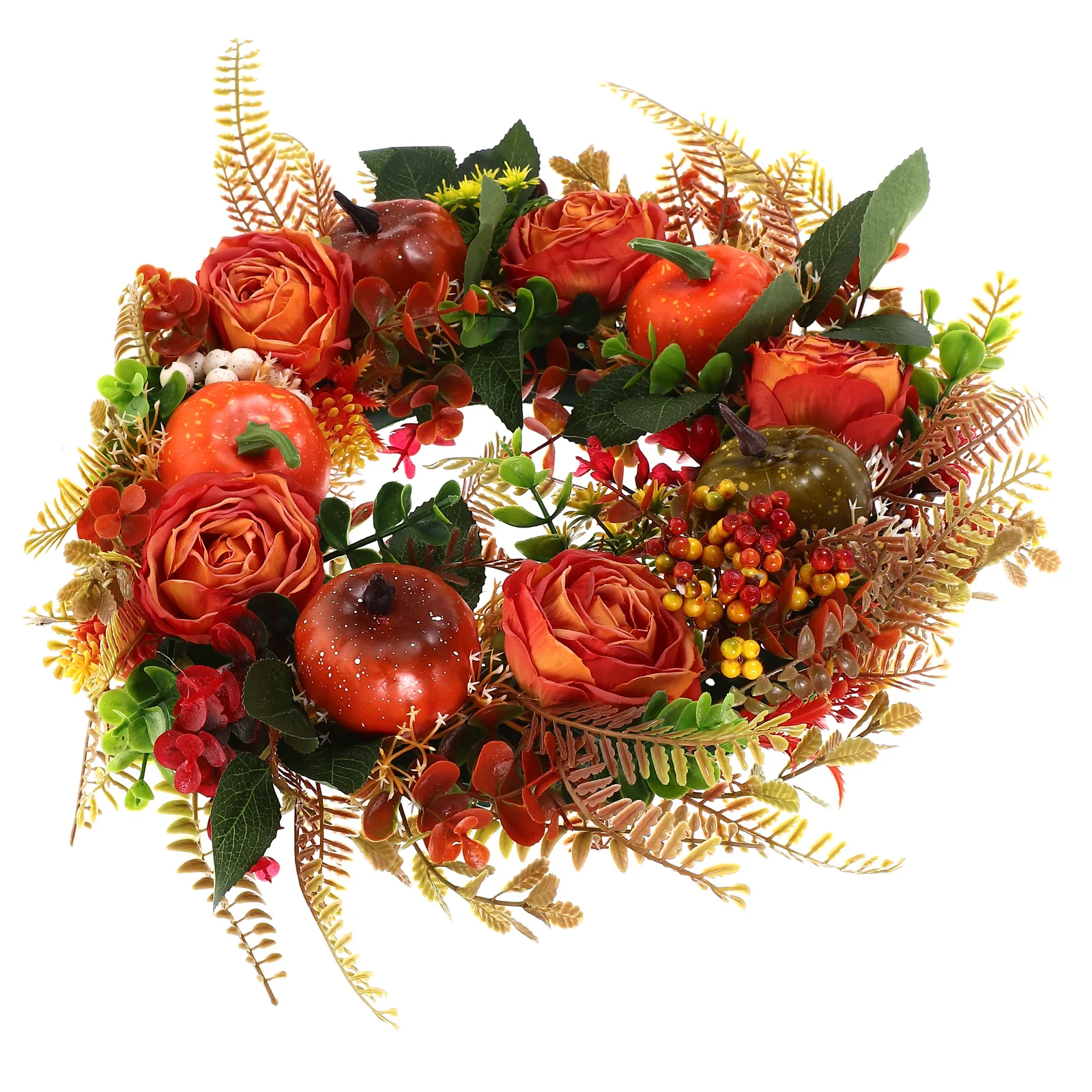 

Autumn Party Decorations Wreath Floral Wreaths Front Door Hanging Artificial Plant Pendant