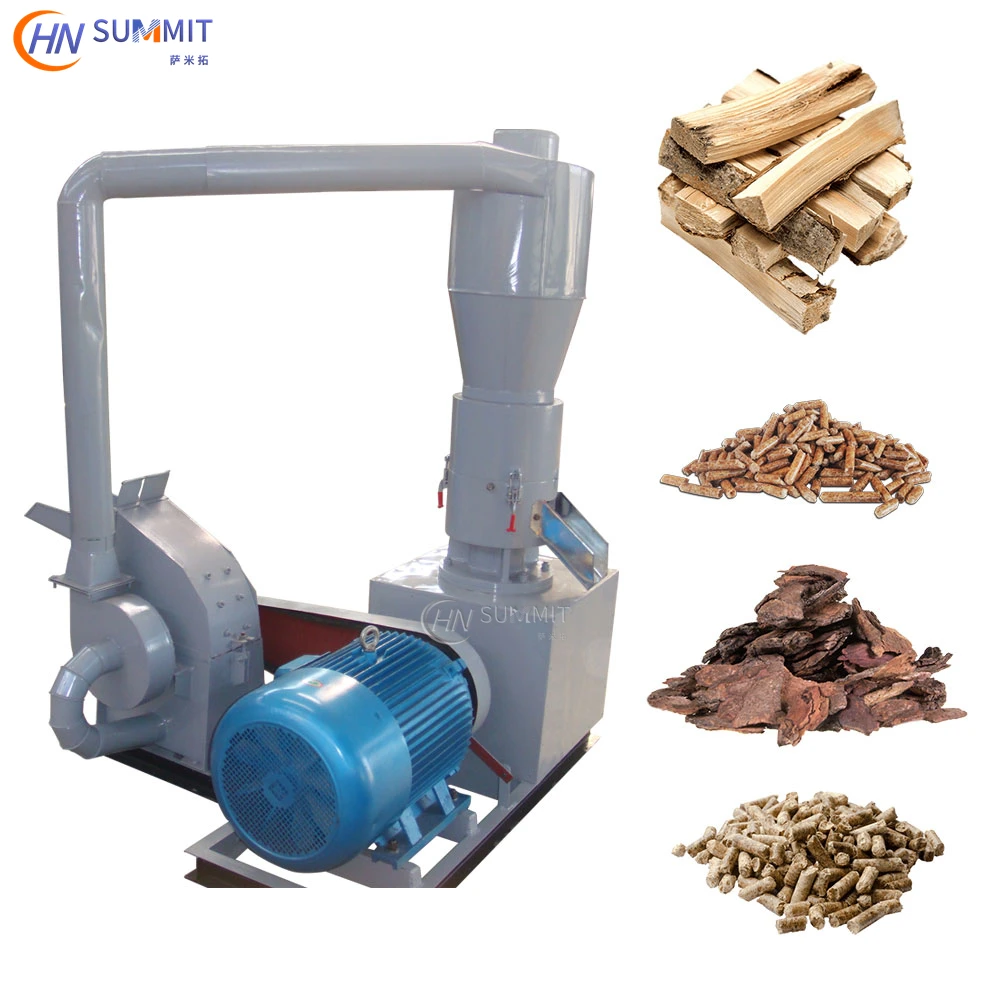 22KW 200-250kg/H Automatic Wood Sawdust Fuel Pellet Mill Biomass Wood Pellet Making Machine With Factory Supply