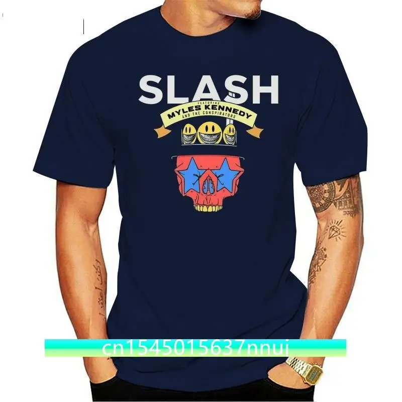 

BEST Item Slash ft. Myles Kennedy The Conspirators Tour 2019 black T shirt