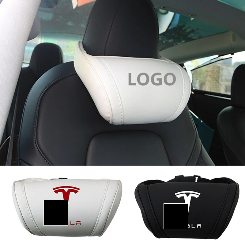 

Подушка под шею для автомобильного сиденья, протектор для шеи на подголовник из пены с эффектом памяти для Tesla Model 3 Y X S, аксессуары для автомо...