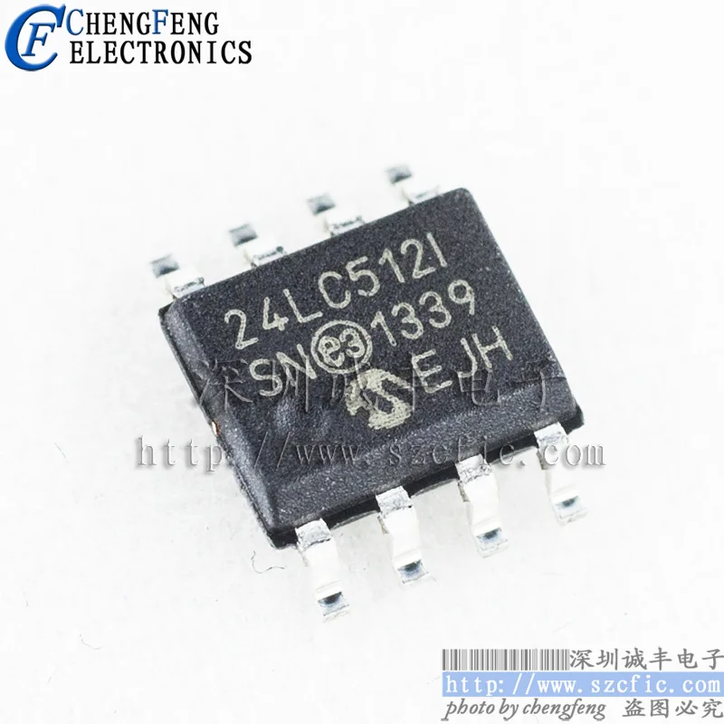 

Оригинальная Новинка, быстрая доставка, 24LC512T-I/SN 24LC512-I/SN SOP, 5 шт.