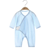 baby onesie summer thin section newborn angel wings cotton romper long sleeved air conditioning clothing baby