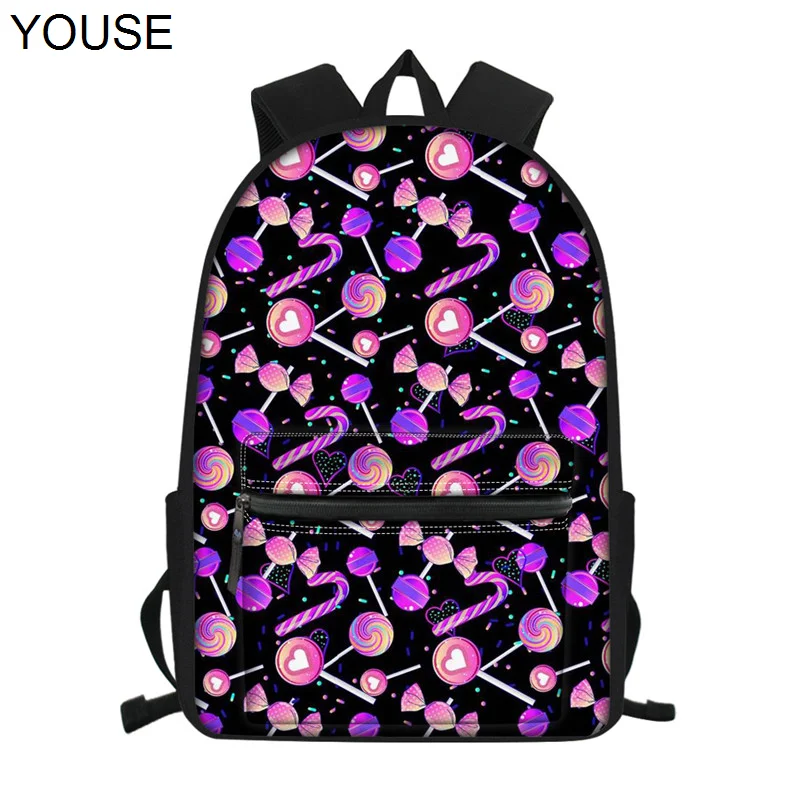Рюкзак YOUSELollipop для девочек, детская школьная сумка, сумка для ноутбука для студентов