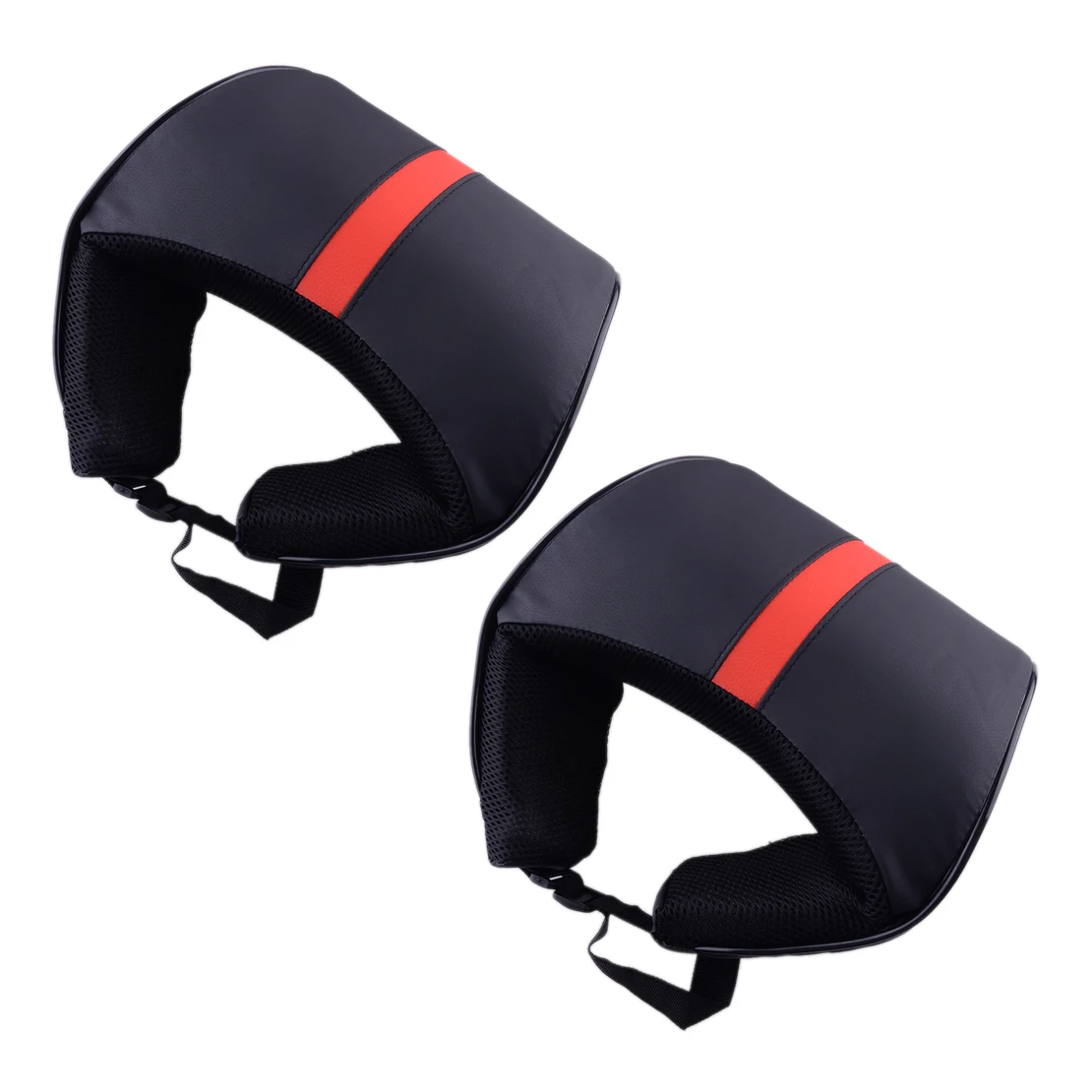 

2Pcs Interior Front Rear Memory Foam Seat Headrest Head Neck Rest Pads Pillows Cushions Supports Fit for All Car Models