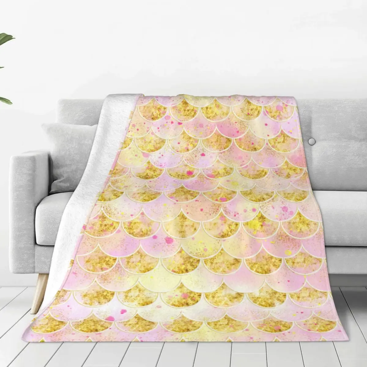 

Graffiti Blanket Ultra Soft Cozy Blooming Flowers Decorative Flannel Blanket All Season For Home Couch Bed Chair Travel
